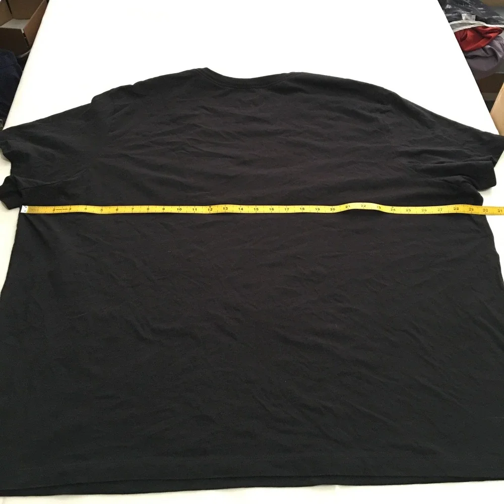 Nike Graphic T-Shirt Mens 4XL Black Sunset Swoosh Logo